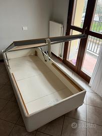 Basi letto IKEA con contenitore sfoderabile