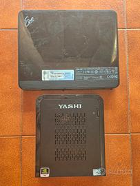 2 mini pc + hard drive + tastiera
