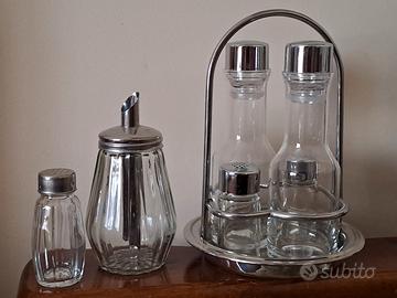 Oliera completa + dosatori per sale e zucchero