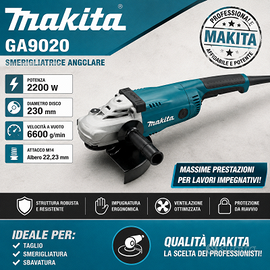 Smerigliatrice Angolare Makita GA9020 230 mm 2200W