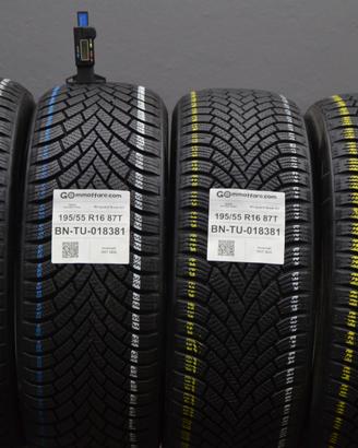 4 Pneumatici Bimisura Ant 195/55R16 Post 195/55R16