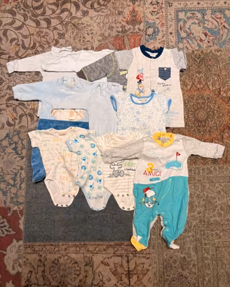 Stock body bambino 0-3 mesi multi marca