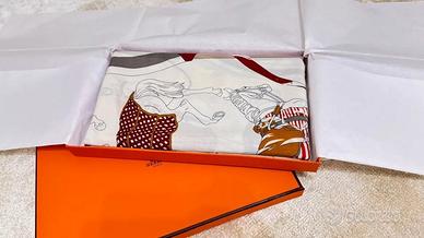 Sciarpa Hermès seta cashmere 140*140