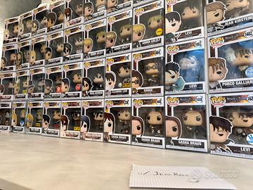 Funko Pop! L'Attacco dei Giganti Full set