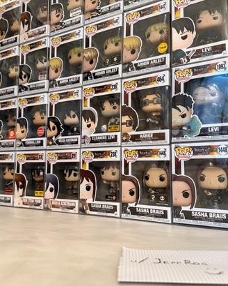 Funko Pop! L'Attacco dei Giganti Full set