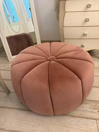 Pouf arredo rosa