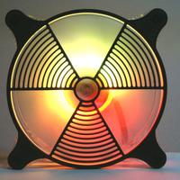 Griglia decorativa ventola RGB 120mm Radioactive
