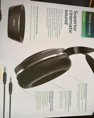 Cuffie philips digital wireless optical imput