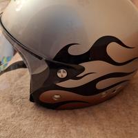 casco harley-davidson flames 