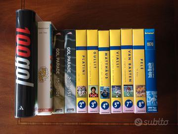 11 Vhs Calcio Van Basten-Platini-Gullit-Pelè-ecc.