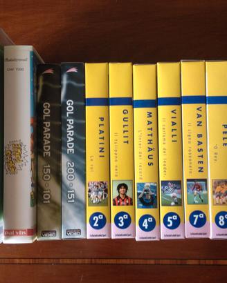 11 Vhs Calcio Van Basten-Platini-Gullit-Pelè-ecc.