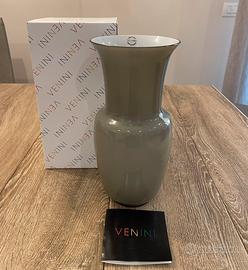 Venini Vaso OPALINO color talpa