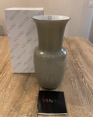 Venini Vaso OPALINO color talpa