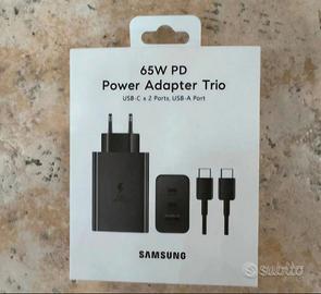 Caricatore trio Samsung con cavo 5A 65W,25W,15W.