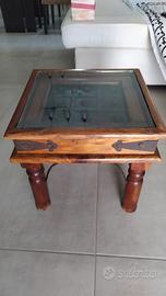 tavolino antico stile etnico 