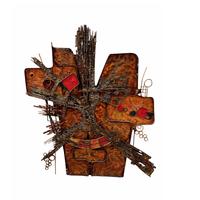 Scultura artistica in ferro battuto