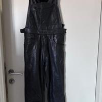Salopette uomo in vera pelle