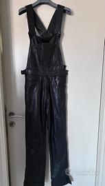 Salopette uomo in vera pelle