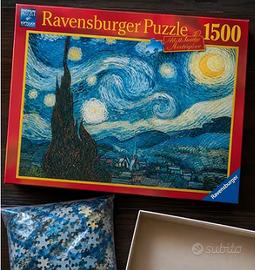 Puzzle Ravensburger "Notte Stellata" di Van Gogh