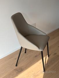 Sedia in ecopelle