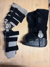 Ginocchiera  con gradazione  e cavigliera