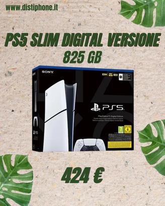 PS5 SLIM DIGITAL VERSION 825 GB - nuova
