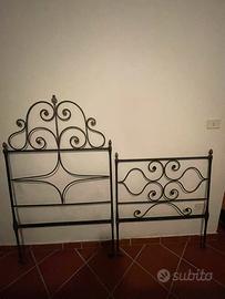 Letto in ferro