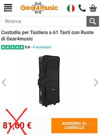 custodia per strumenti