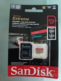 SandDisk Extreme 512GB microSD - 190/130MB/s