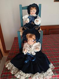 Bambole in ceramica da collezione 