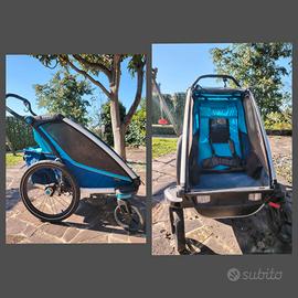 Thule Chariot Jog+ Thule Jogging kit+Attacco bici