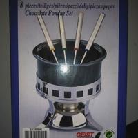 Servizio set Fonduta Cioccolato Fondue Chocolat