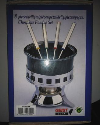 Servizio set Fonduta Cioccolato Fondue Chocolat