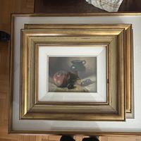 Quadro con cornice oro