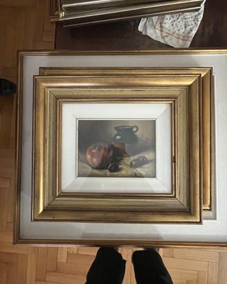 Quadro con cornice oro