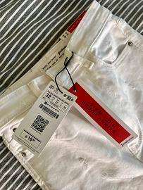 Jeans leggeri bianchi nuovi mis. 32