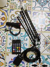 trisce a led per auto 