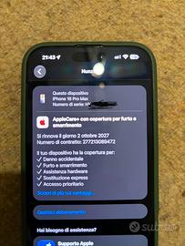 Iphone 16 pro max 256 con applecare+
