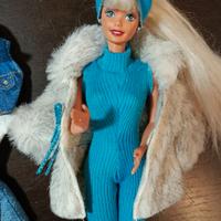 Barbie vintage anni 90 con abito pret á porter