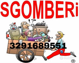 Sgomberi di qualunque ambiente