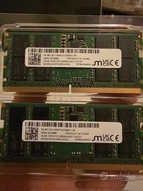 RAM DDR5 32GB (2x16GB) 5600MHz SODIMM