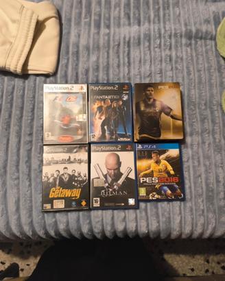 Lotto giochi PS2 + PS4