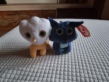 Due simpatici peluche della collezione Ty Beanie