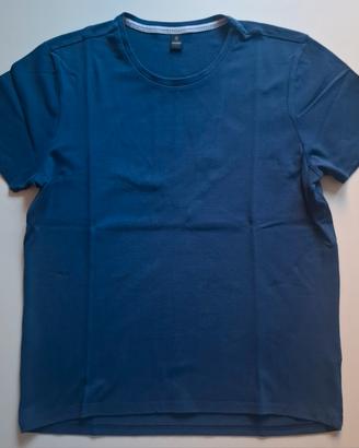 t-shirt uomo baker's  XL blu cotone elastan