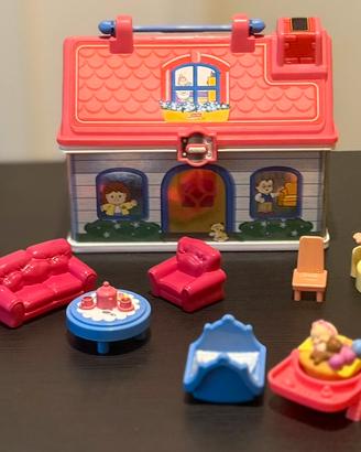 GIOCATTOLI GIOCHI CASETTA FISHER PRICE + ACCESSORI