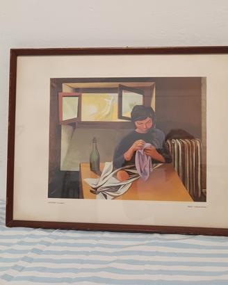 Renato Guttuso “La Cucitrice” – Stampa 