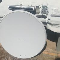 Parabola 90 cm + kit fissaggio + occhio + decoder