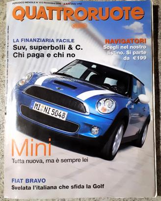 Quattroruote 613 2006 mini-alfa spider-audi bravo