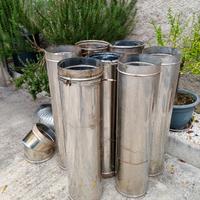 tubo canna fumaria inox diametro 25 