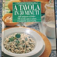 libro ricette "a tavola in 30 minuti"